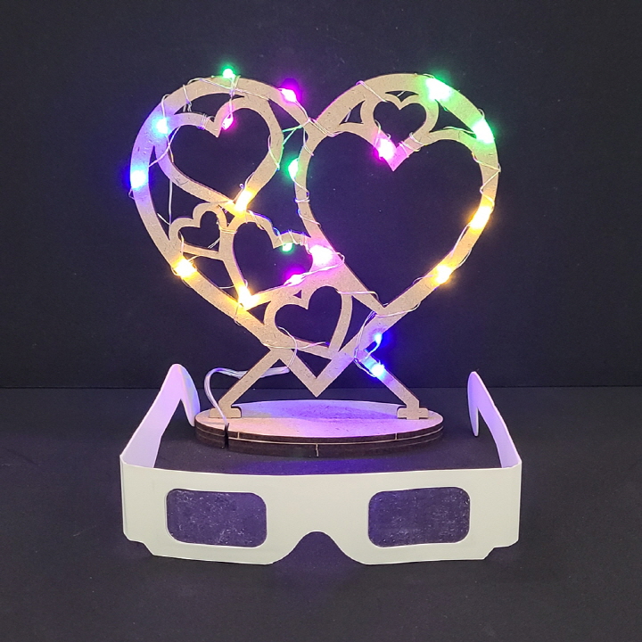 알록달록 3D 입체안경  