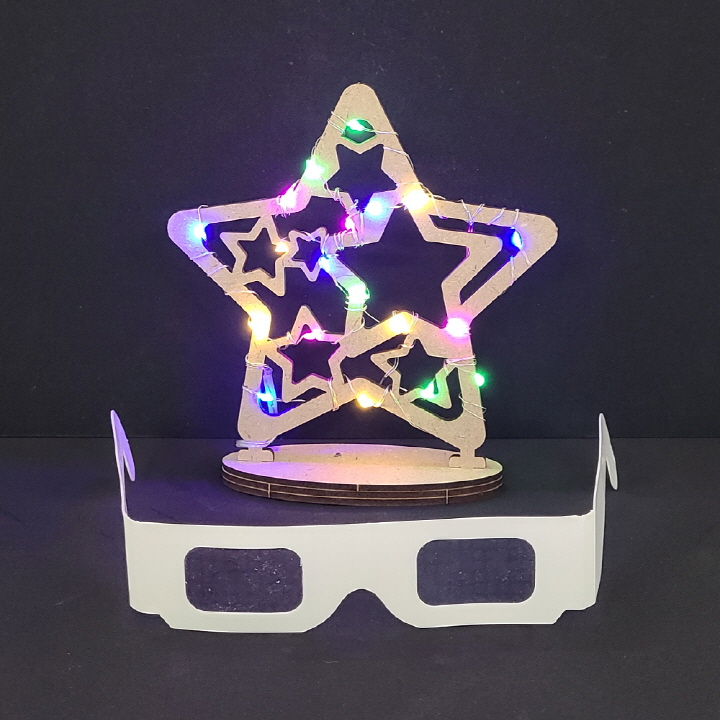 알록달록 3D 입체안경  